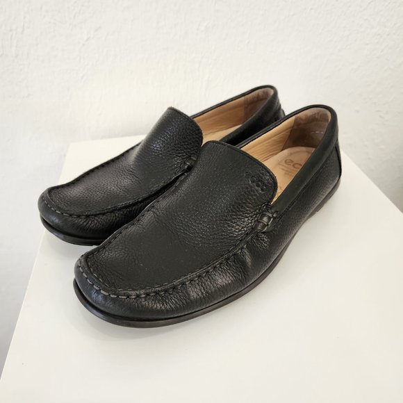 ecco Pebbled Leather Slip On Loafers main image 6